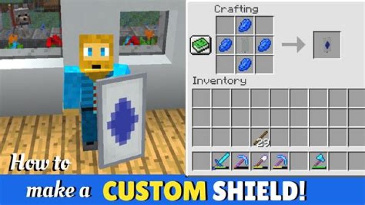 How do you customize your shield in minecraft