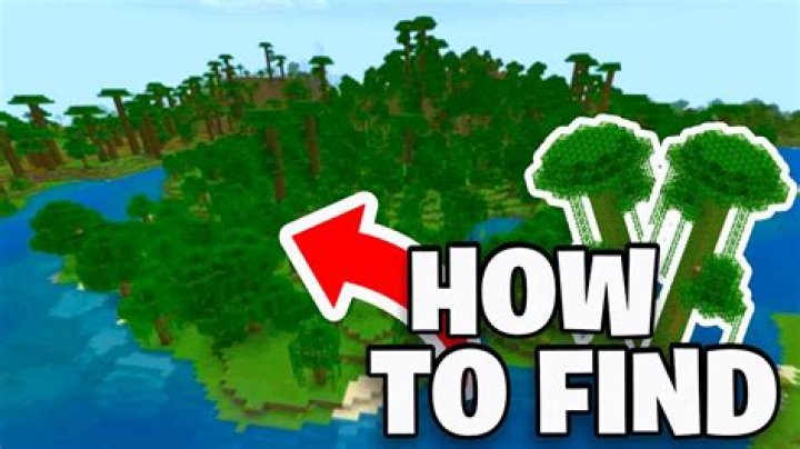 How do you find a jungle in minecraft