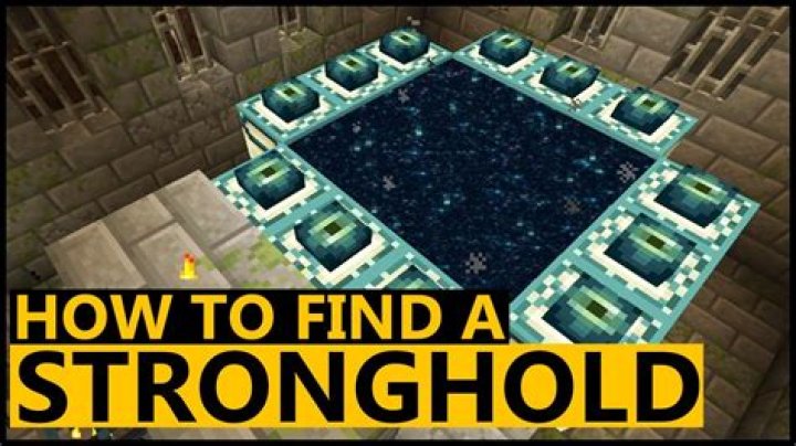 How do you find a stronghold in minecraft
