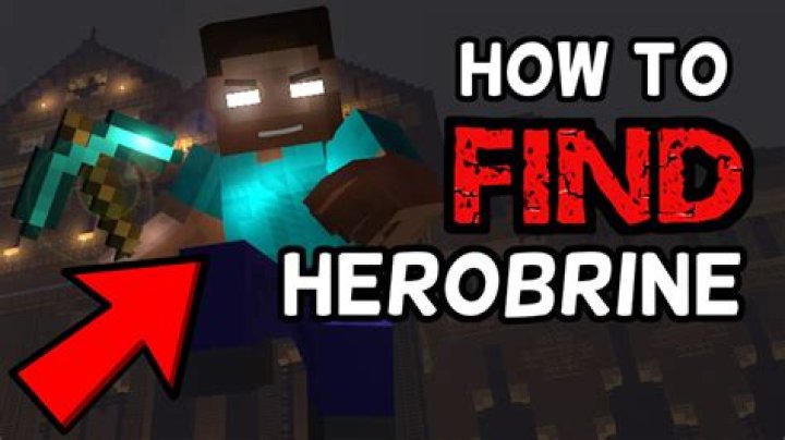 How do you find herobrine in minecraft pe