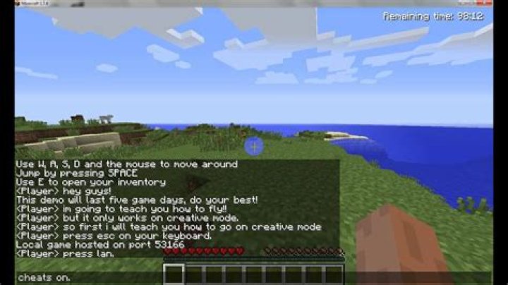 How do you fly in minecraft creative mode