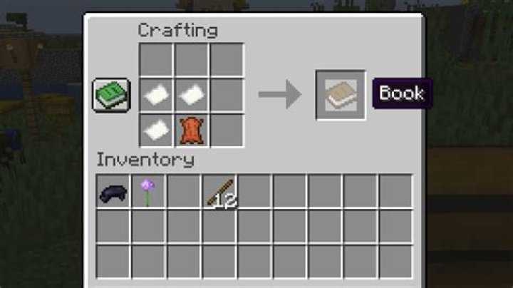 How do you get a book in minecraft