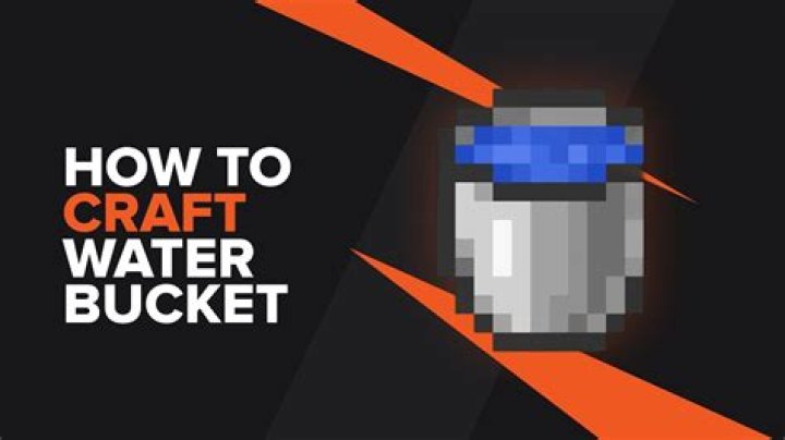 How do you get a bucket in minecraft