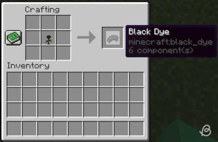 How do you get black dye in minecraft
