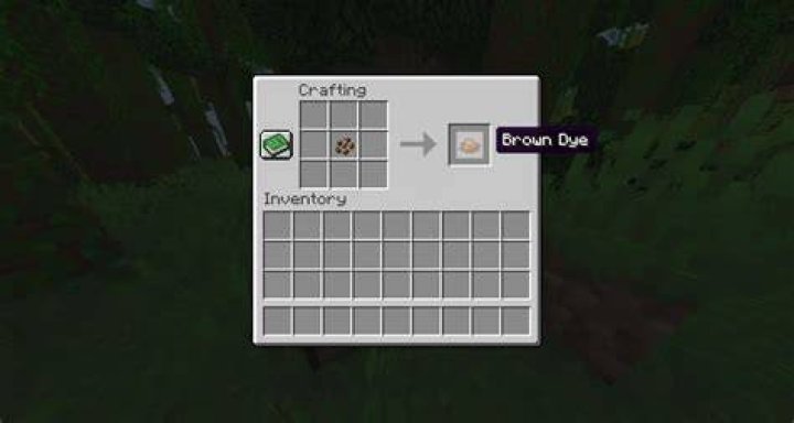 How do you get brown dye in minecraft