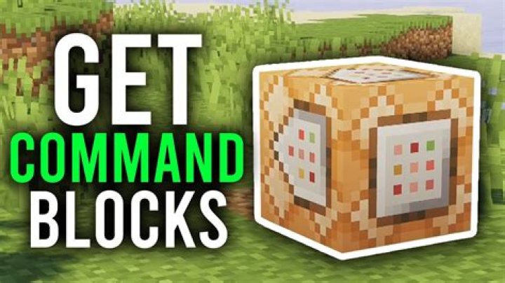 How do you get command blocks in minecraft