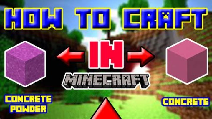 How do you get concrete powder in minecraft