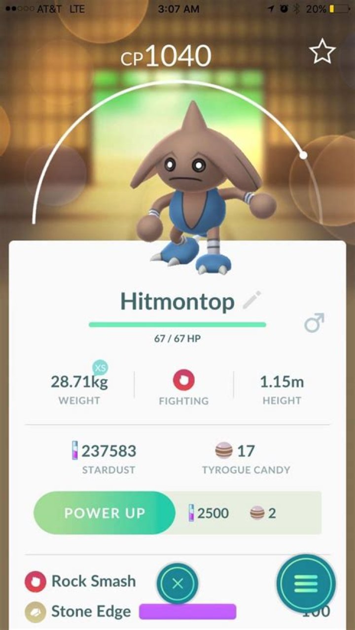 How do you get hitmontop in pokemon go