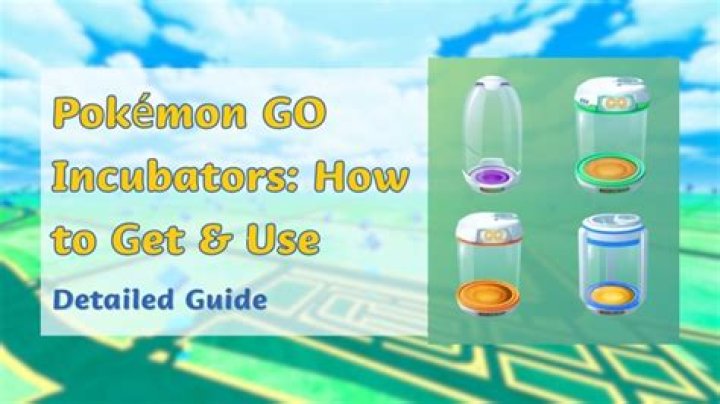 How do you get incubators in pokemon go