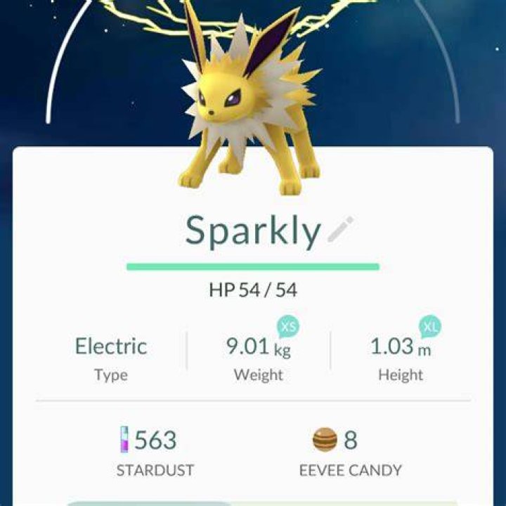 How do you get jolteon in pokemon go