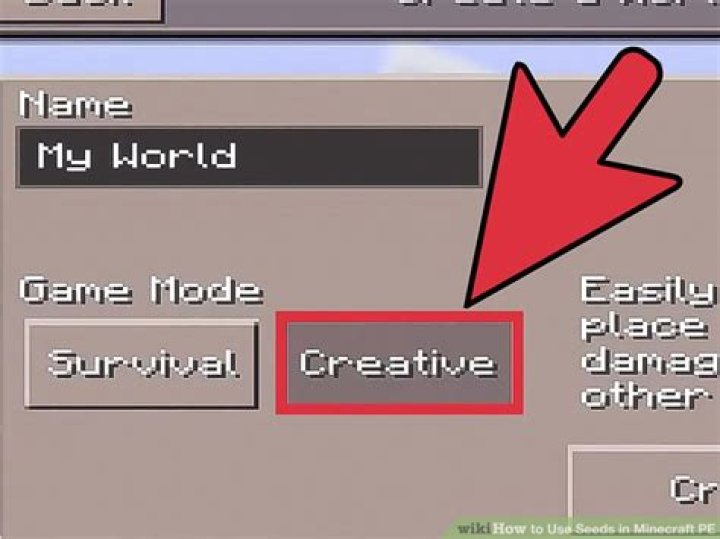 How do you get seeds in minecraft pe
