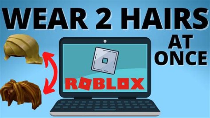 How do you get two hairs on roblox