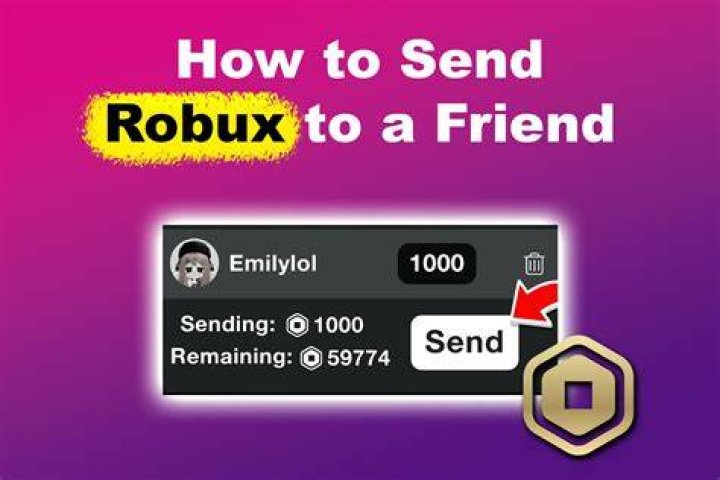 How do you give someone robux on roblox