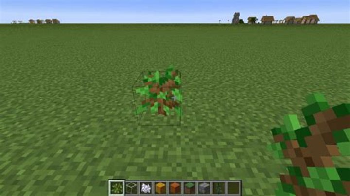How do you grow a tree in minecraft
