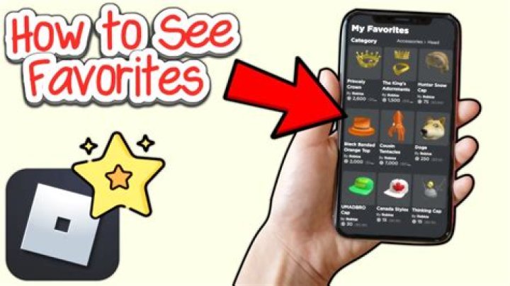 How do you look at your favorites on roblox