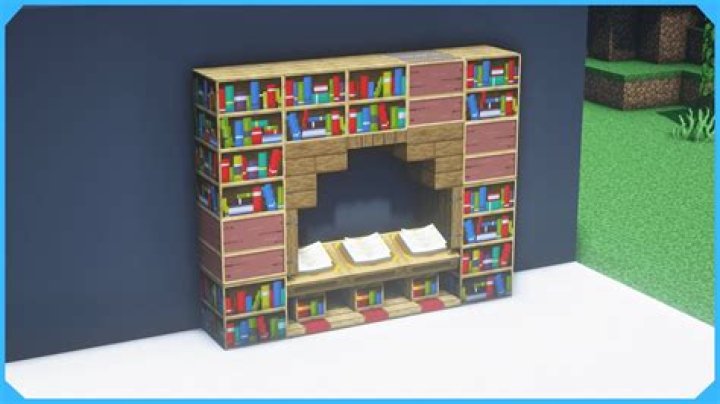 How do you make a bookcase in minecraft