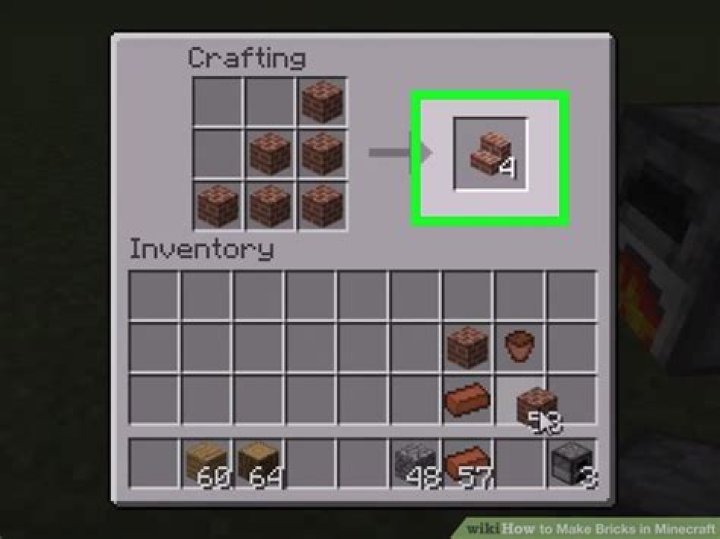How do you make a brick in minecraft