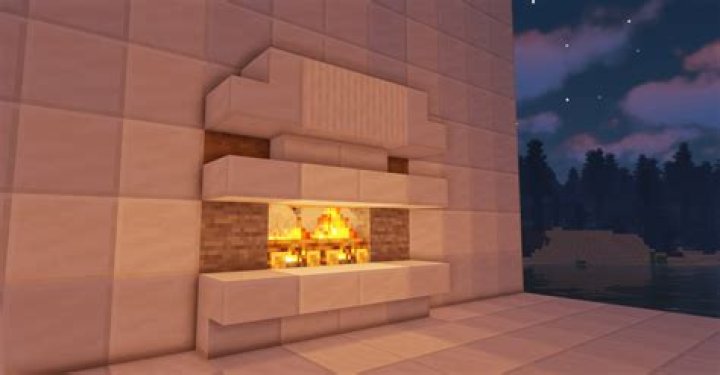 How do you make a fireplace in minecraft
