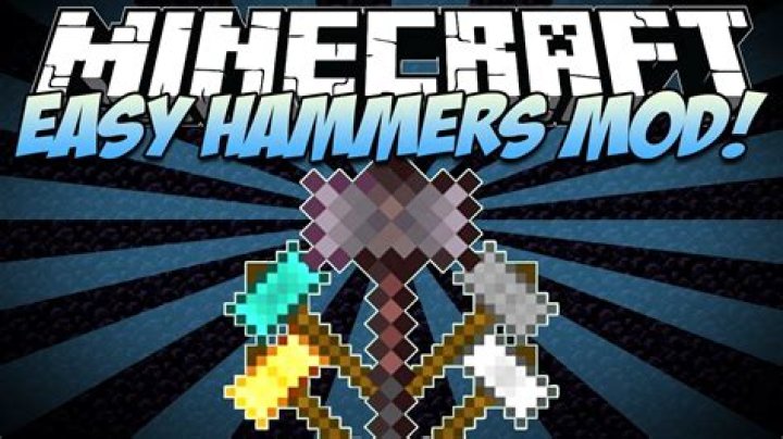 How do you make a hammer in minecraft