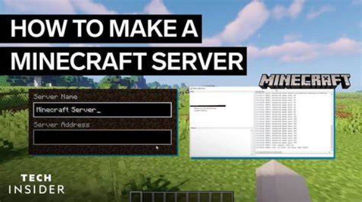 How do you make a multiplayer server in minecraft
