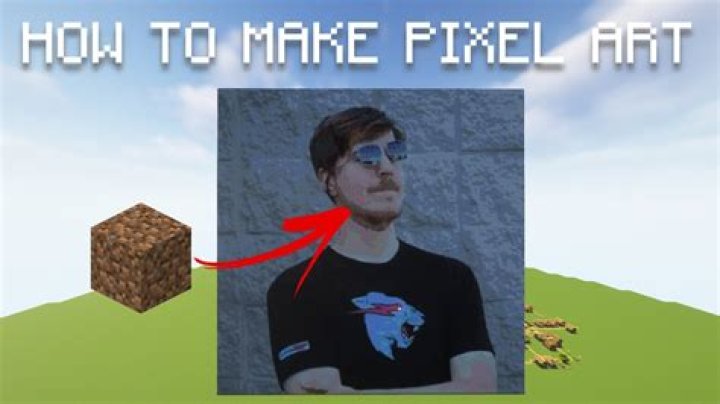 How do you make a picture in minecraft