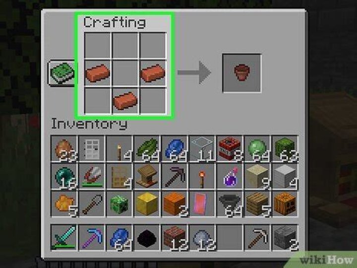 How do you make a pot in minecraft