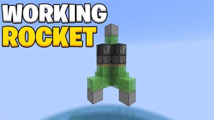 How do you make a rocket in minecraft