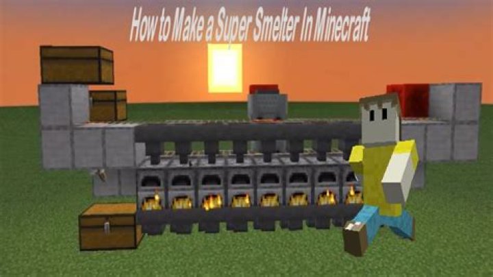 How do you make a smelter in minecraft
