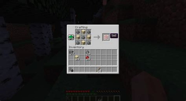 How do you make a tnt in minecraft