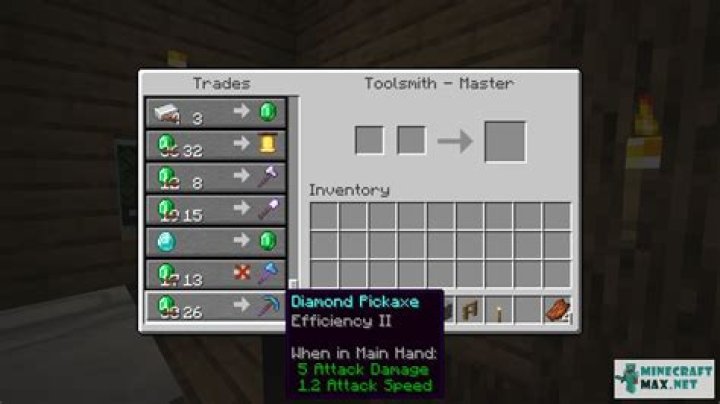 How do you make a toolsmith in minecraft