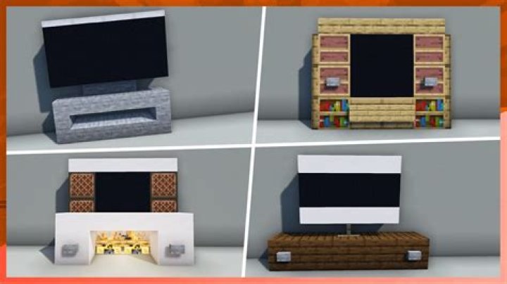 How do you make a tv in minecraft