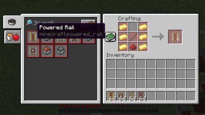 How do you make powered rails in minecraft