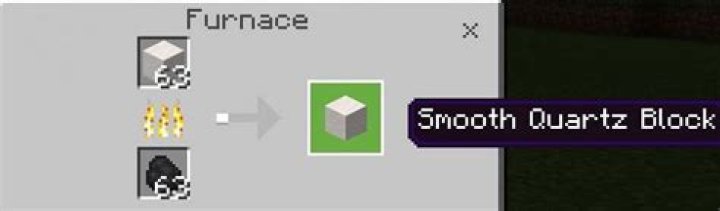How do you make smooth quartz in minecraft
