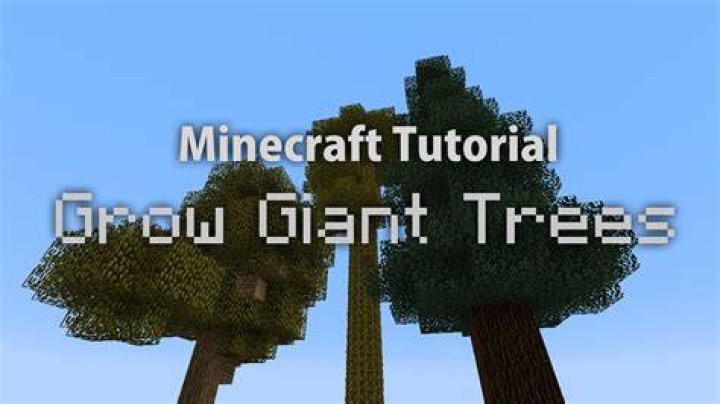 How do you make trees grow in minecraft