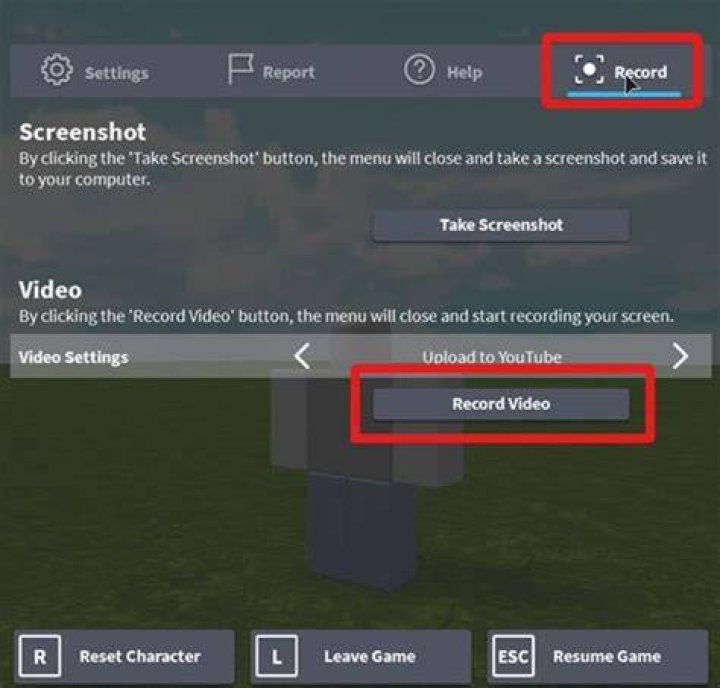 How do you record on roblox