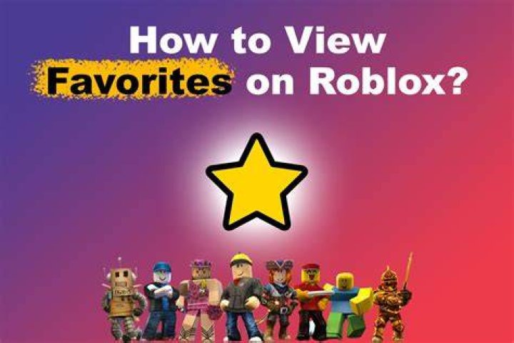 How do you see your favorites on roblox