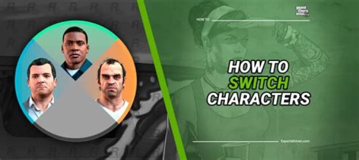 How do you switch characters in gta 5