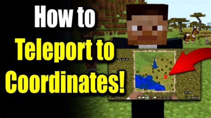 How do you teleport to coordinates in minecraft