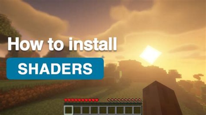 How do you turn on shaders in minecraft