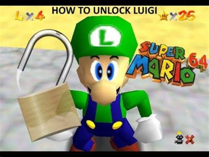 How do you unlock luigi in super mario 64 ds