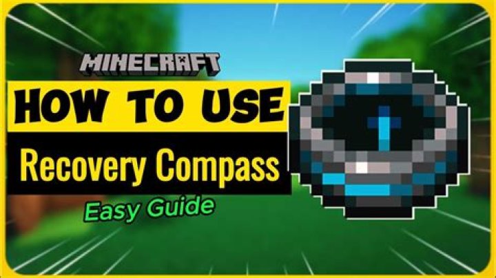 How do you use a compass in minecraft