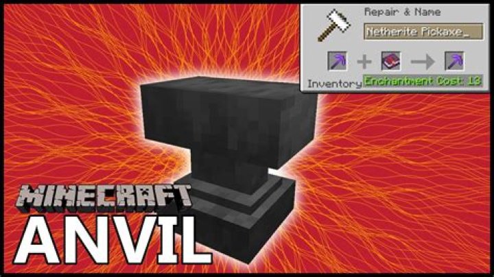 How do you use the anvil in minecraft
