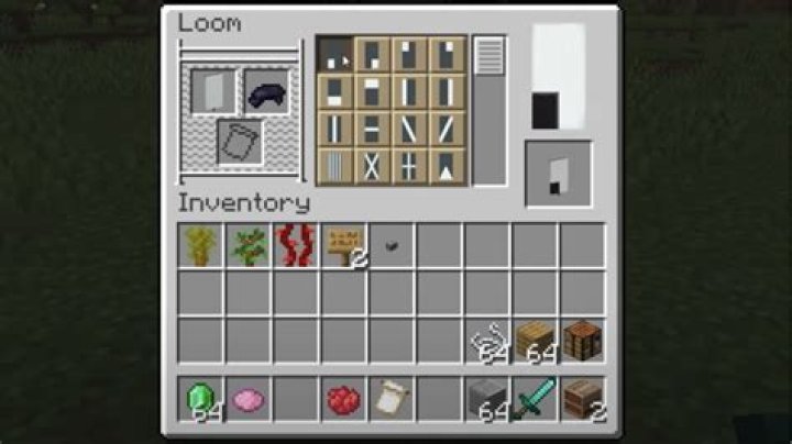How do you use the loom in minecraft