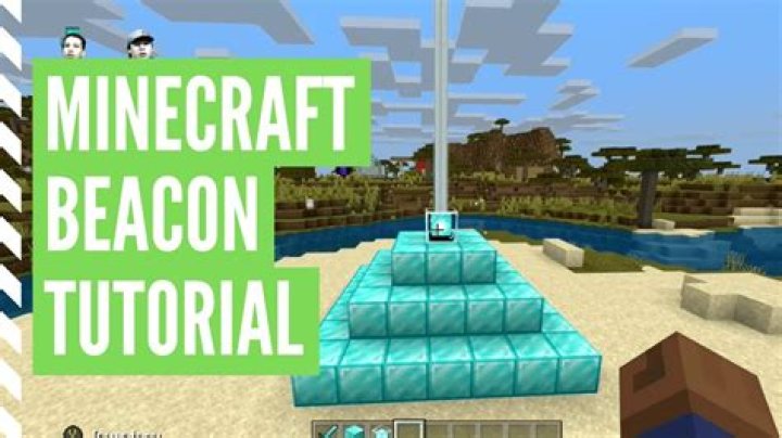 How do you work a beacon in minecraft