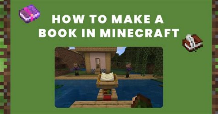 How do you write a book in minecraft