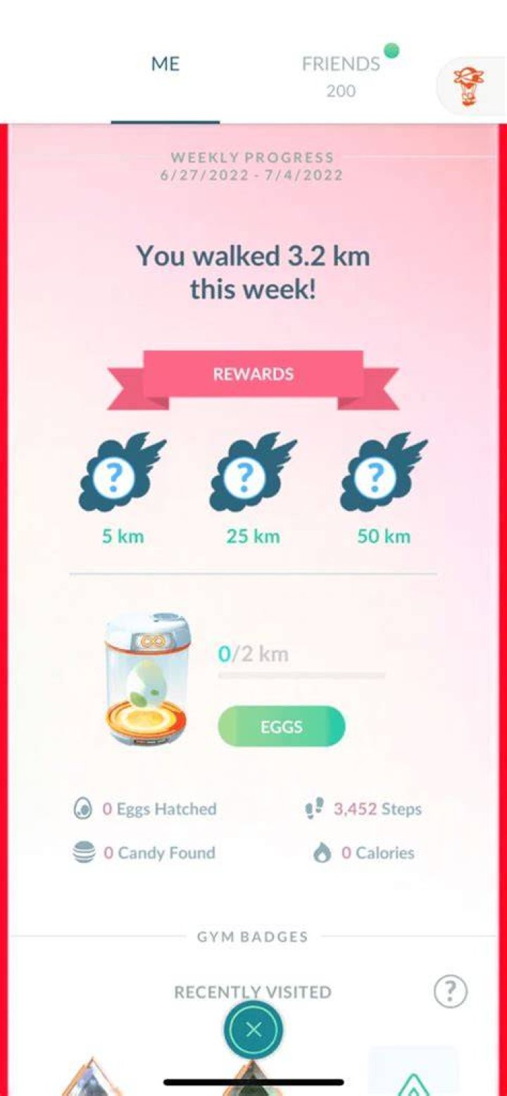 How does pokemon go track steps