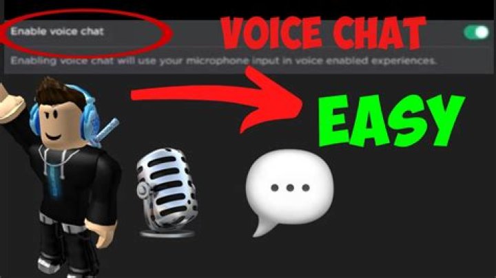 How does voice chat work on roblox