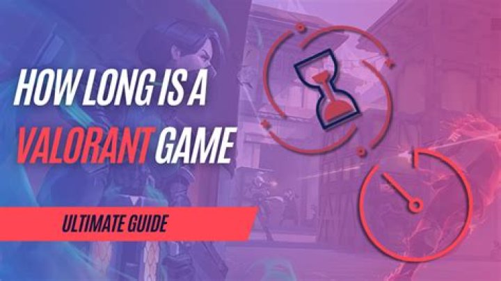 How long is a valorant game