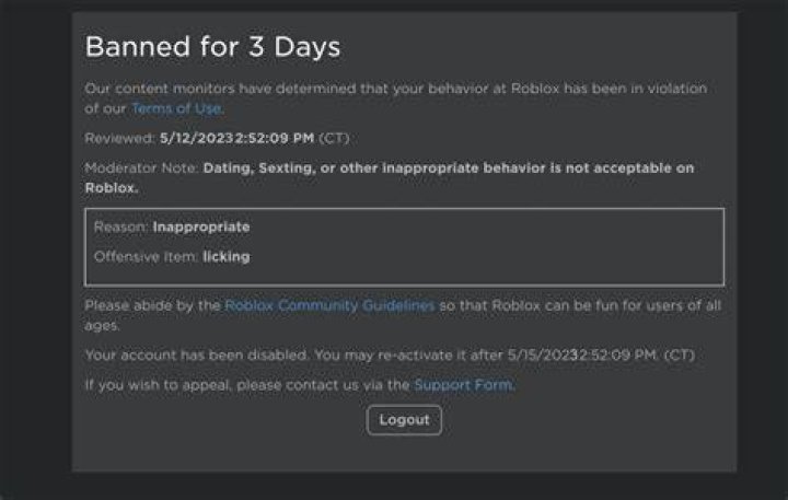 How many bans until permanent roblox