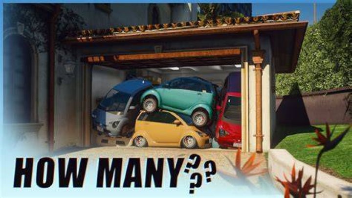 How many cars can you store in gta 5